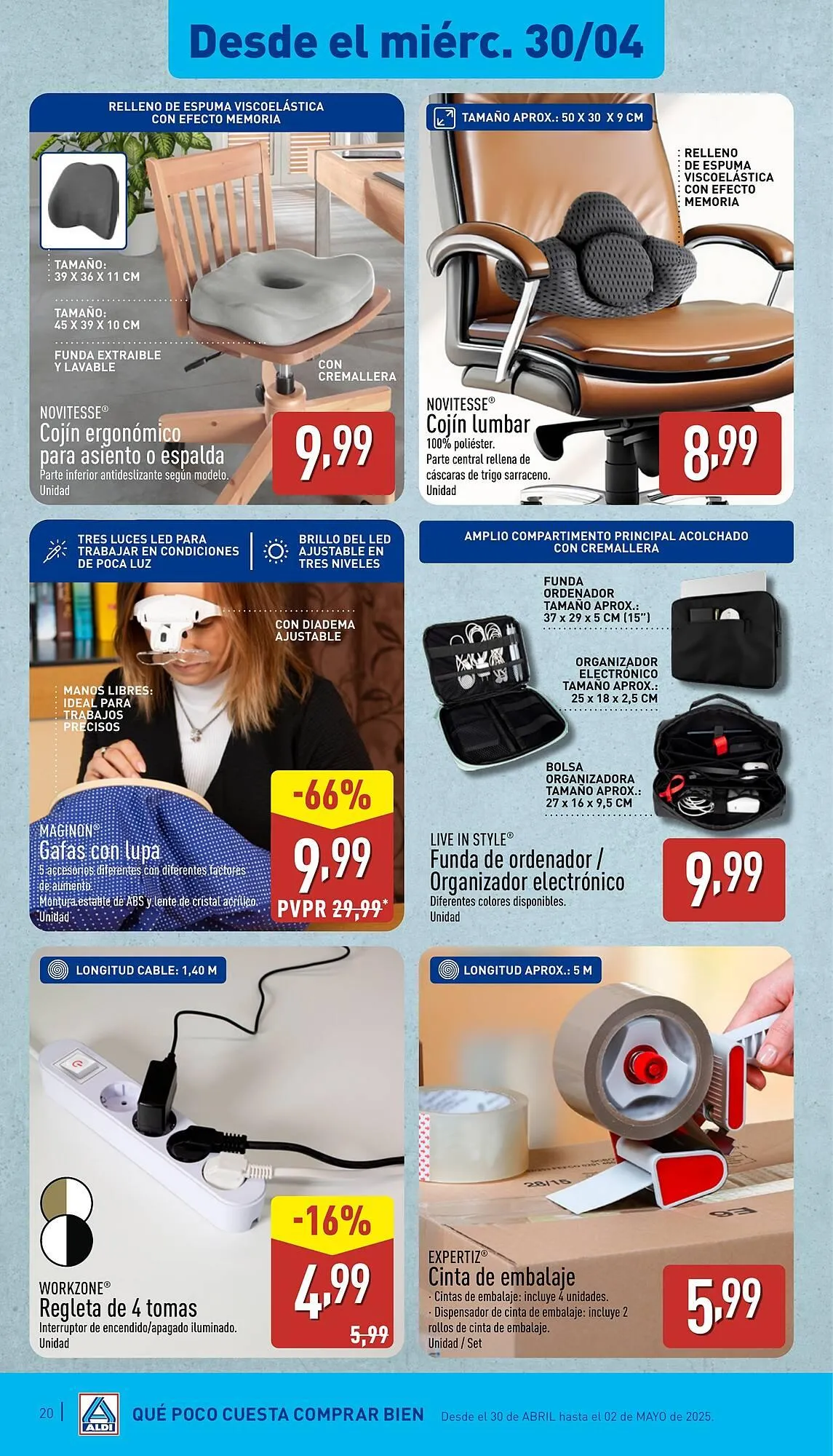 Catálogo de Folleto ALDI 28 de abril al 4 de mayo 2025 - Página 20