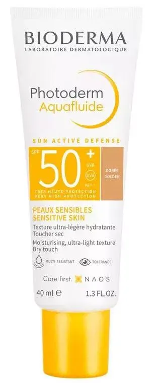 Bioderma Photoderm Aquafluido SPF50+ Color Dorado 40 ml