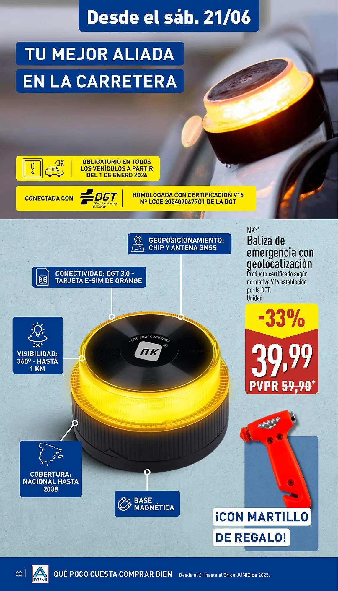 Catálogo de Folleto ALDI 16 de junio al 22 de junio 2025 - Página 22