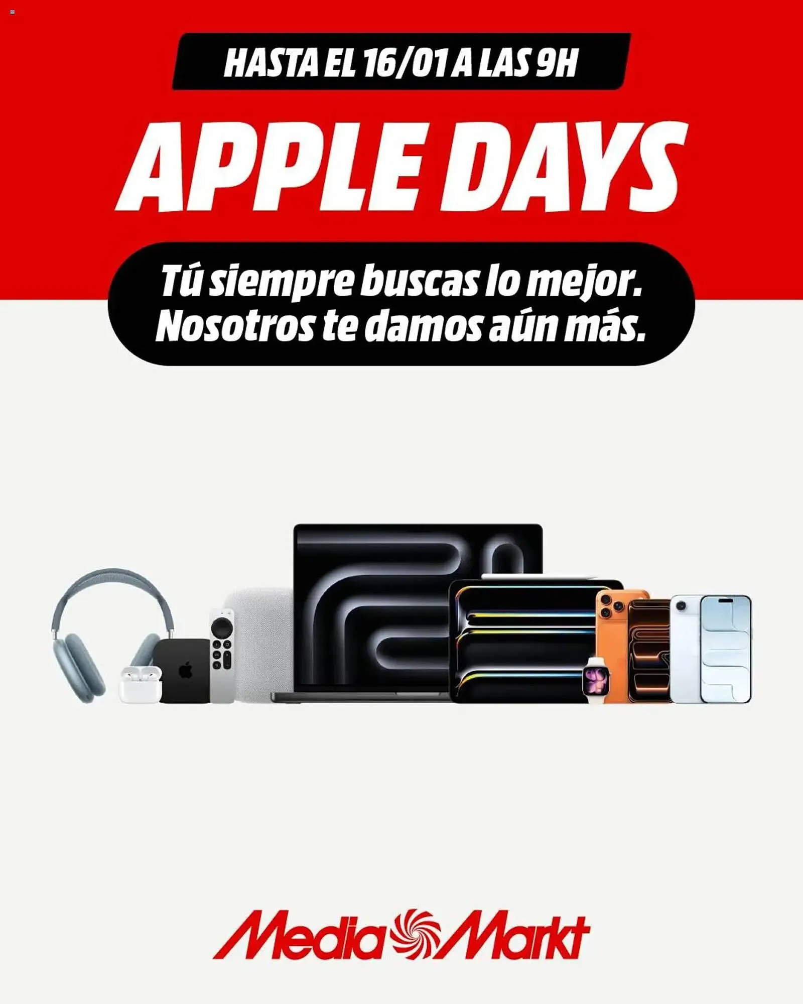 Catálogo de Folleto MediaMarkt 12 de enero al 16 de enero 2026 - Página 1