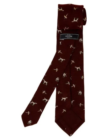 Corbata lana perros Burdeos