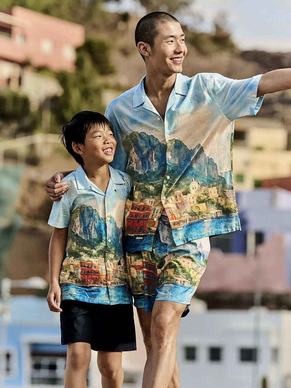 7-15 años | Camisa con estampado de paisaje