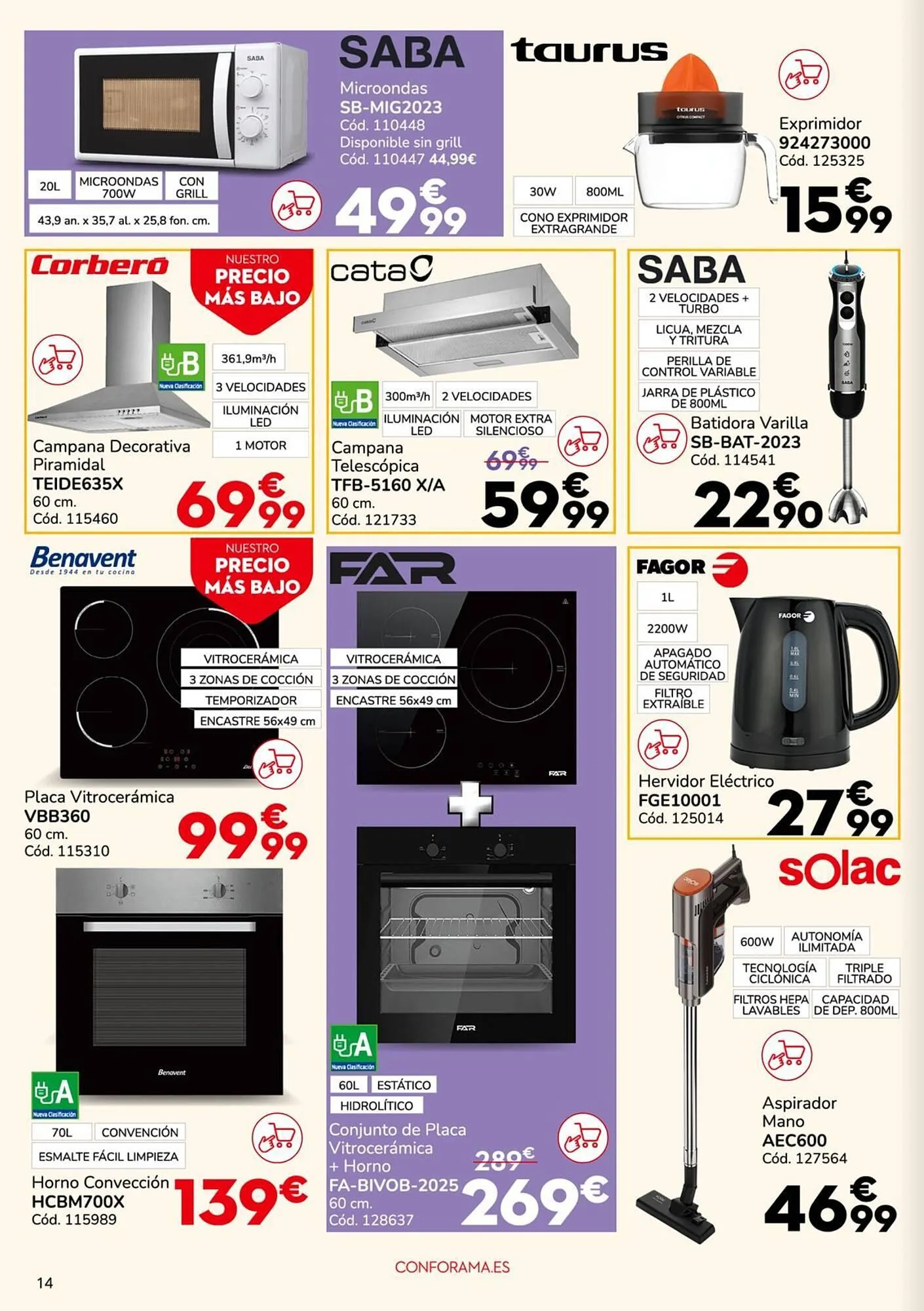 Catálogo de Catálogo Conforama 19 de diciembre al 31 de diciembre 2025 - Página 14