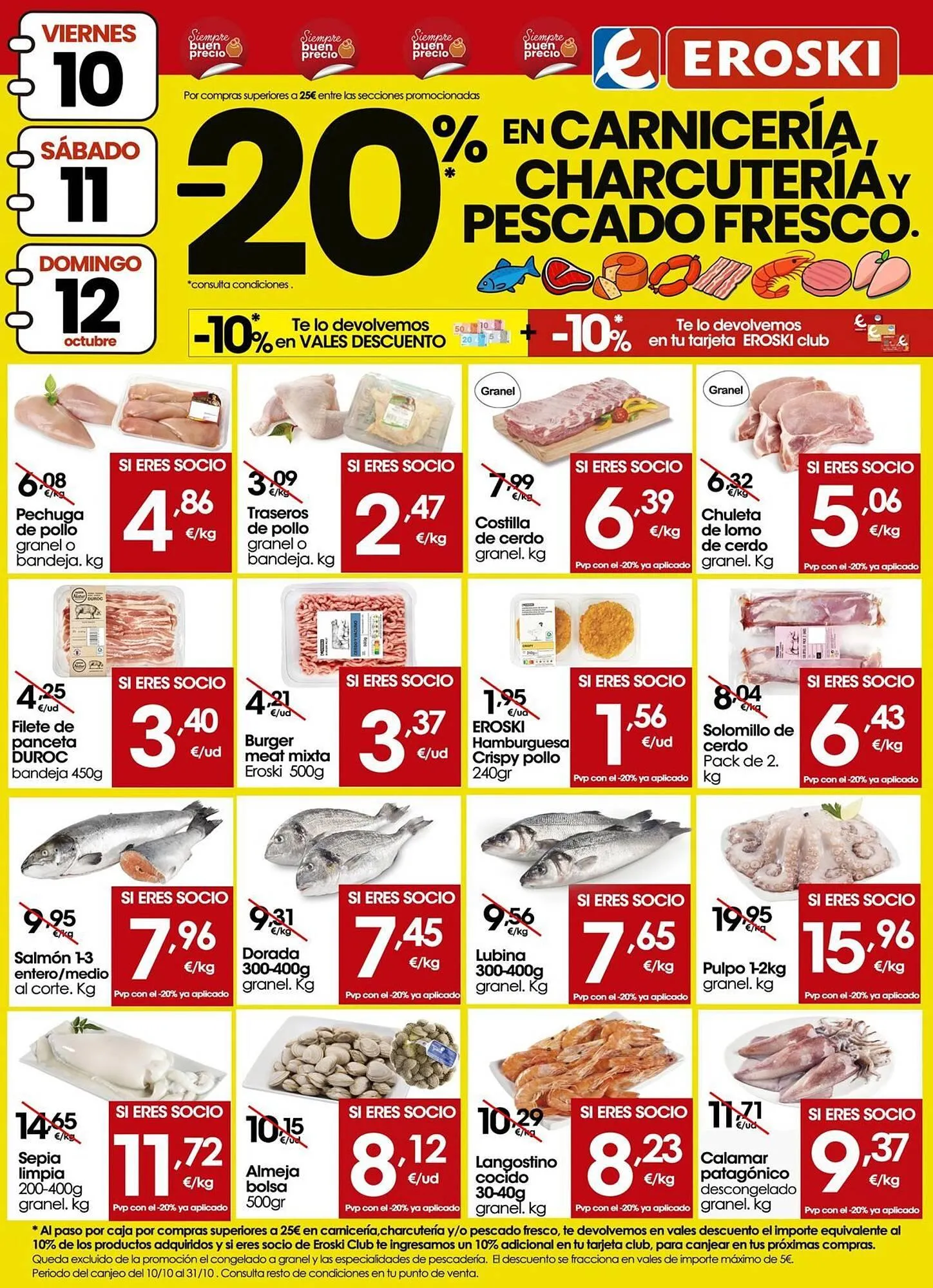 Catálogo de Folleto Eroski 9 de octubre al 12 de octubre 2025 - Página 1