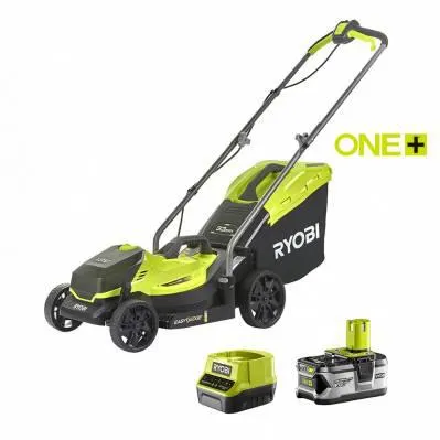 Cortacésped 18V - Ø coupe 33 cm - recogida y mulching - 1 bat Li-Ion 4,0 Ah + cargador rápido