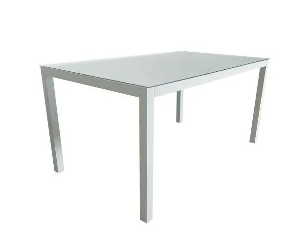 Momma Home Mesa de jardín rectangular aluminio 150x90
