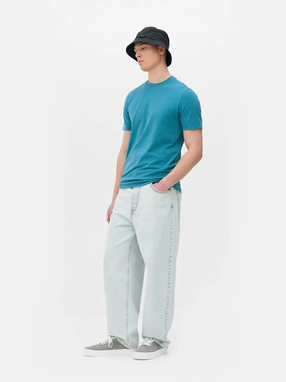 Camiseta de algodón entallada