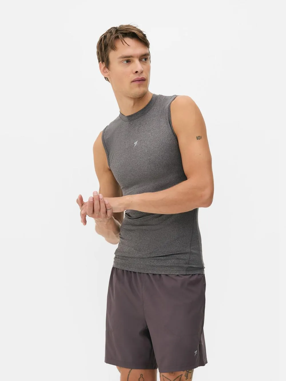 Camiseta interior deportiva sin mangas