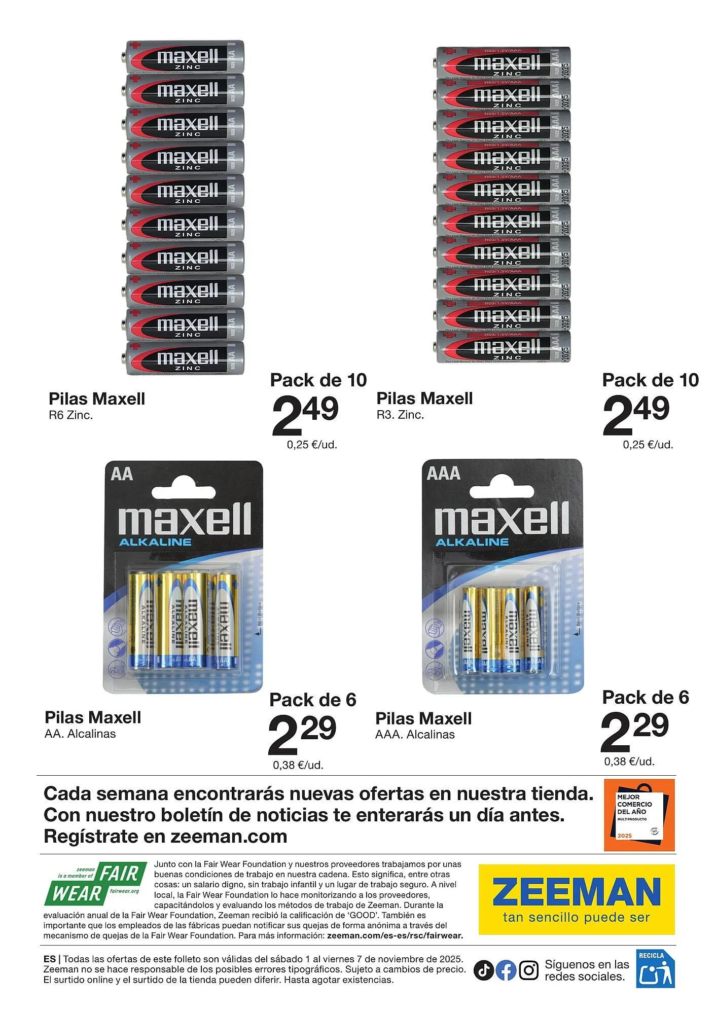 Catálogo de Catálogo Zeeman 1 de noviembre al 7 de noviembre 2025 - Página 20