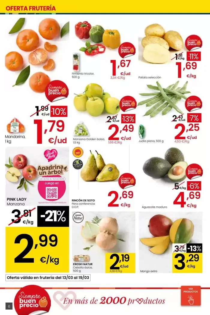 Catálogo de Precio más bajo HIPERMERCADOS EROSKI 13 de marzo al 26 de marzo 2025 - Página 6