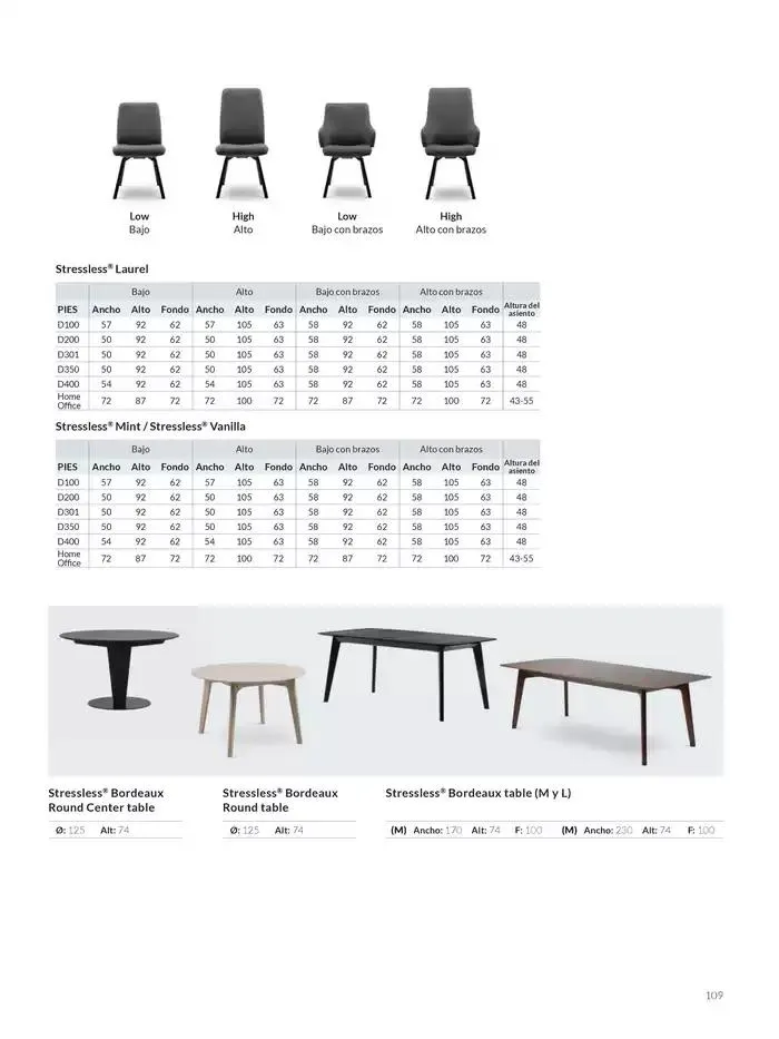 Catálogo de Catálogo Stressless 7 de marzo al 31 de agosto 2025 - Página 109