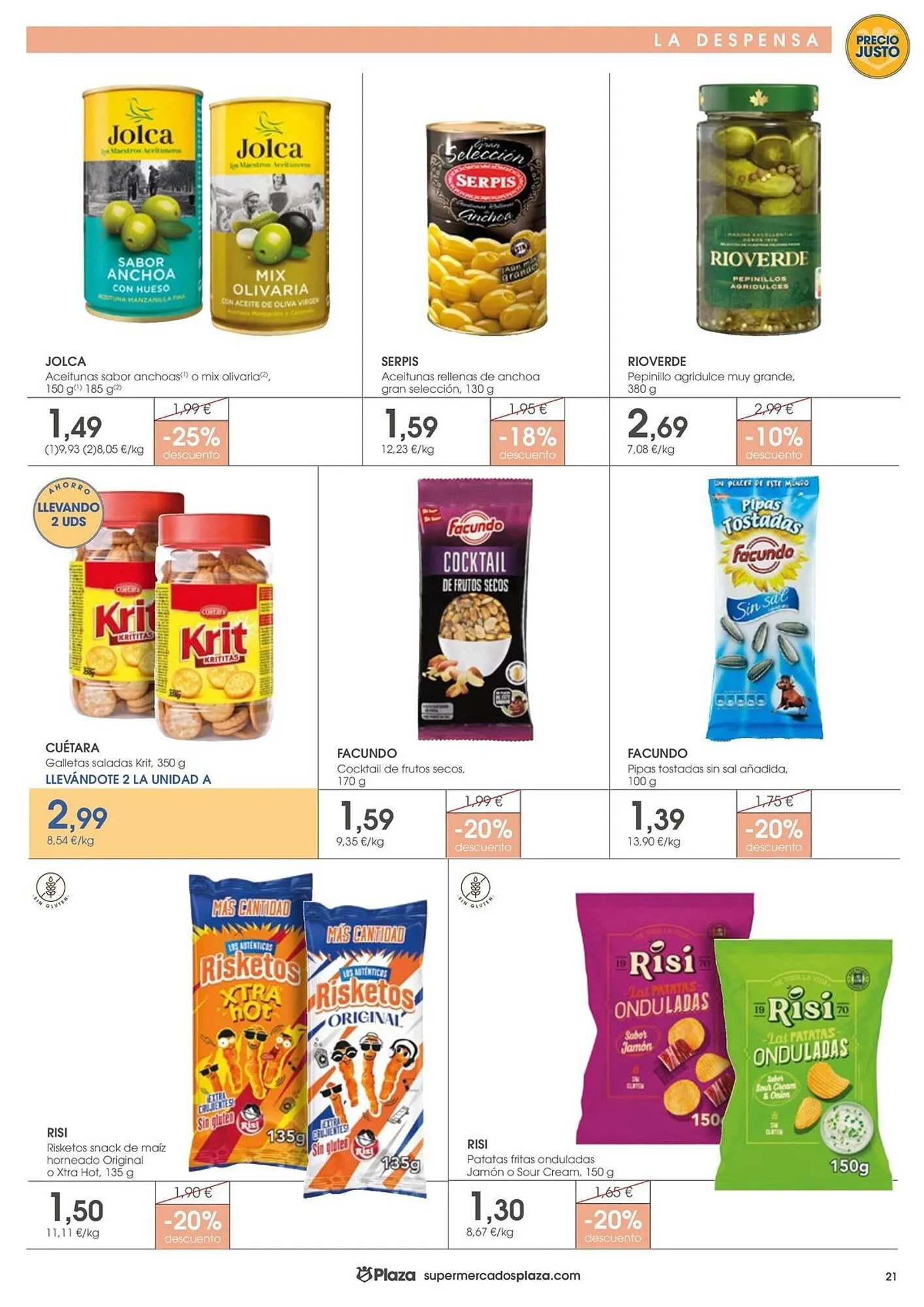 Catálogo de Folleto Supermercados Plaza 11 de julio al 30 de julio 2025 - Página 21