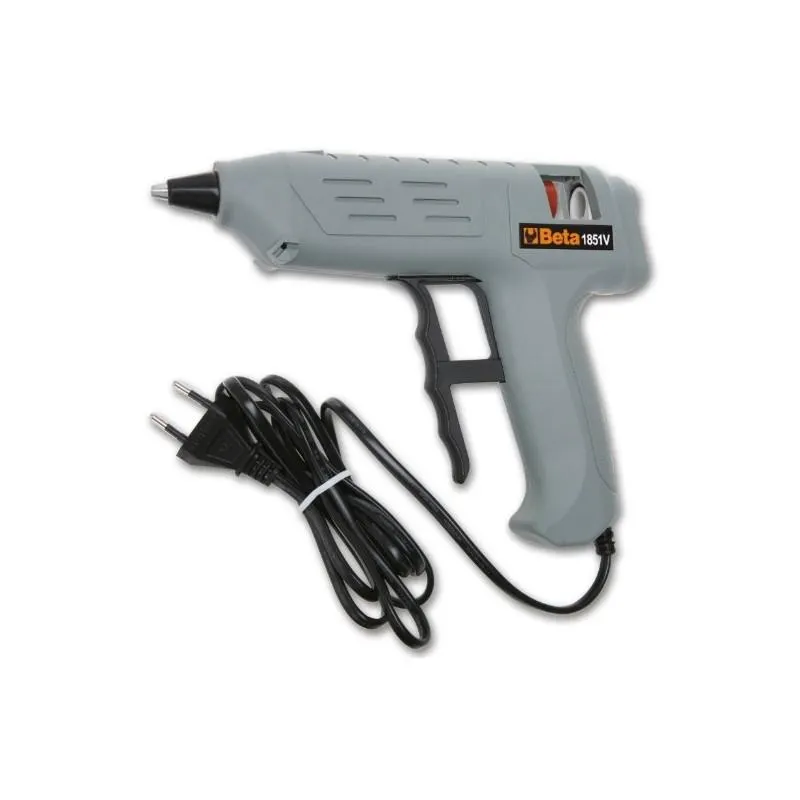 1851VK Pistola de pegamento en caliente con 12 barras de pegamento termofusible, en maletín