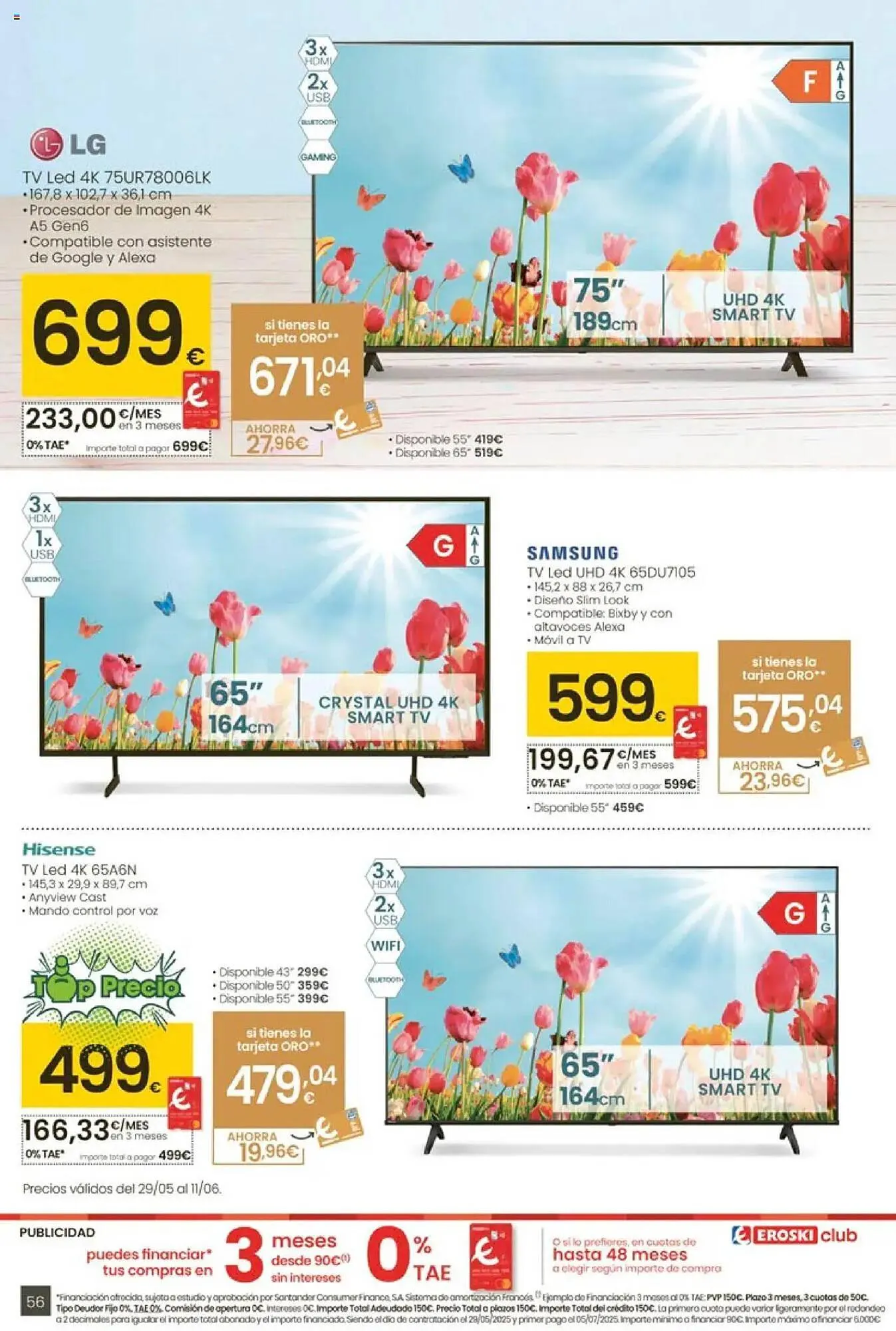 Catálogo de Folleto Eroski 29 de mayo al 10 de junio 2025 - Página 56