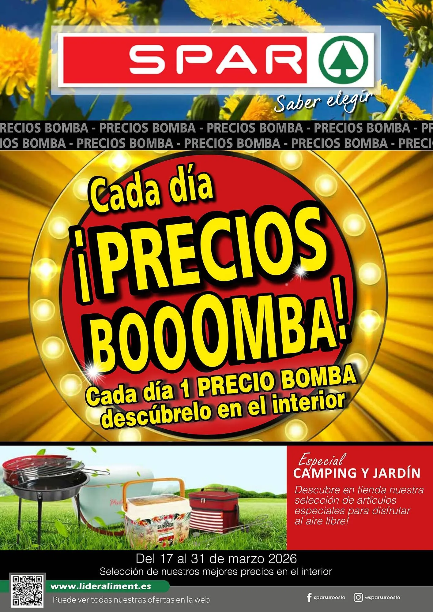 Catálogo de Folleto SPAR 17 de marzo al 31 de marzo 2026 - Página 1