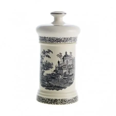 Tarro botica grande negro