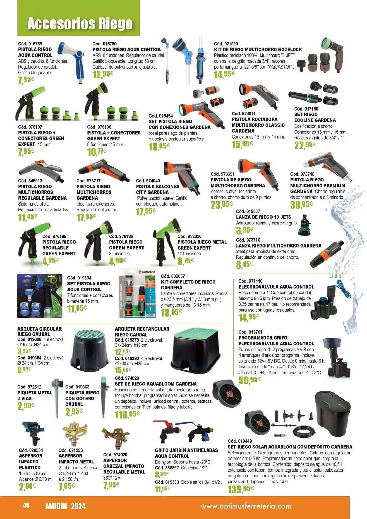Catálogo de Folleto Optimus 21 de marzo al 31 de agosto 2024 - Página 46