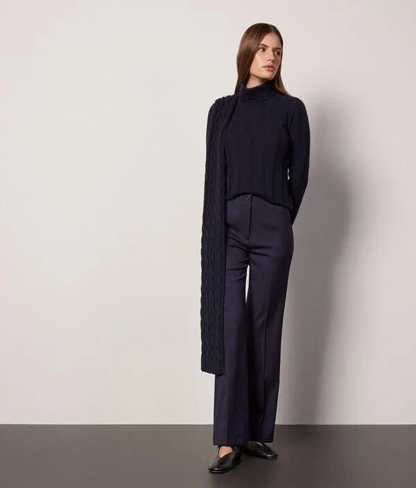 Pantalón pitillo de lana