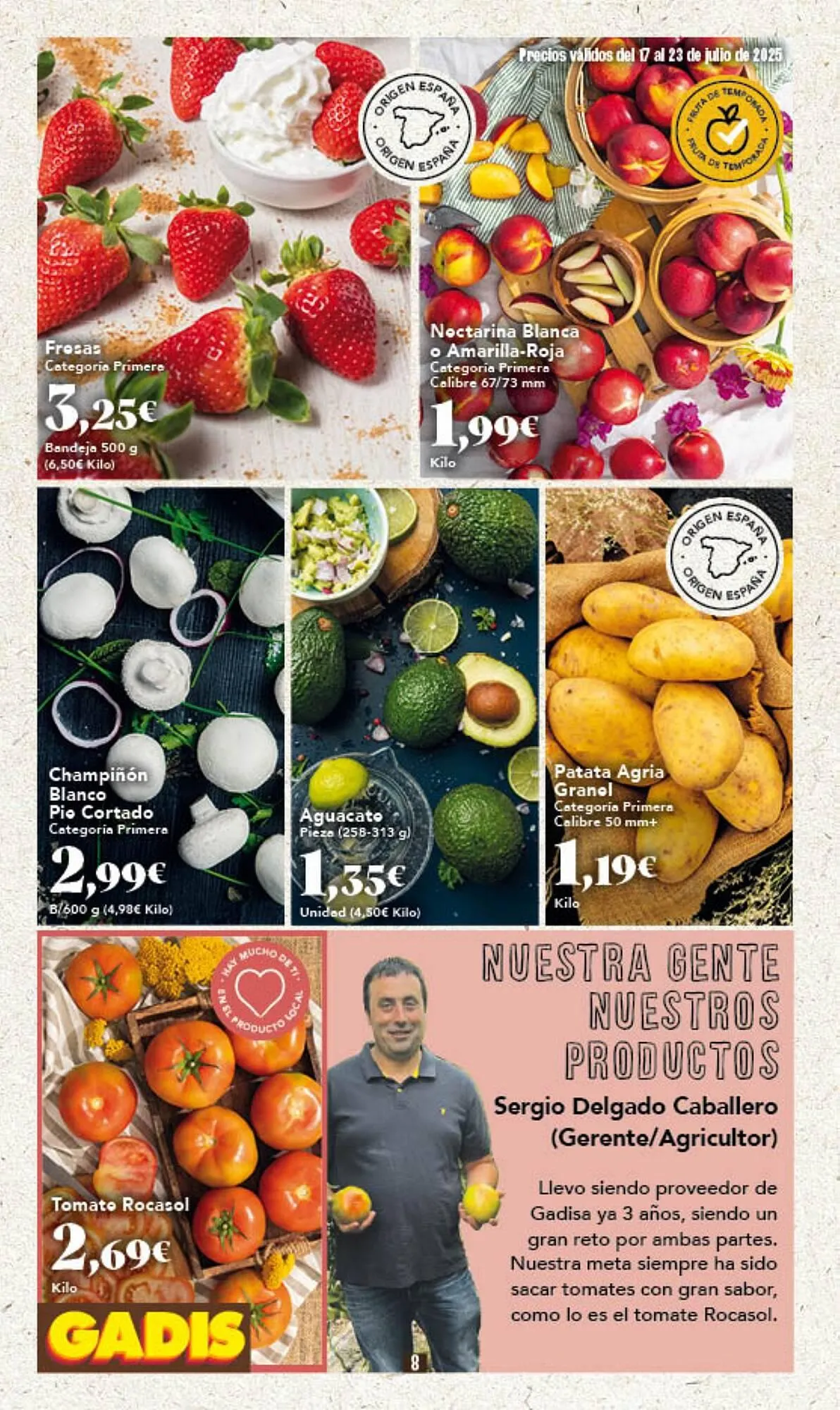 Catálogo de Folleto Gadis 17 de julio al 23 de julio 2025 - Página 8