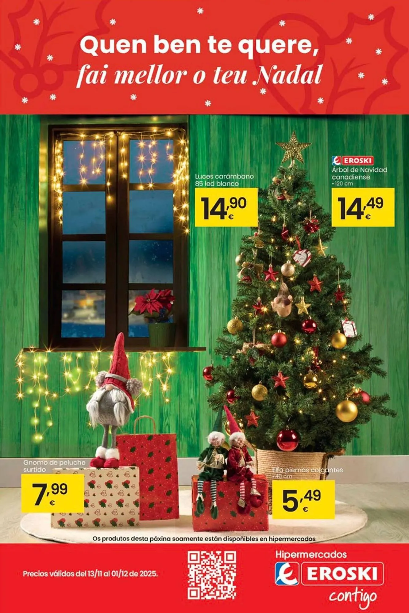 Catálogo de Folleto Eroski 13 de noviembre al 1 de diciembre 2025 - Página 1