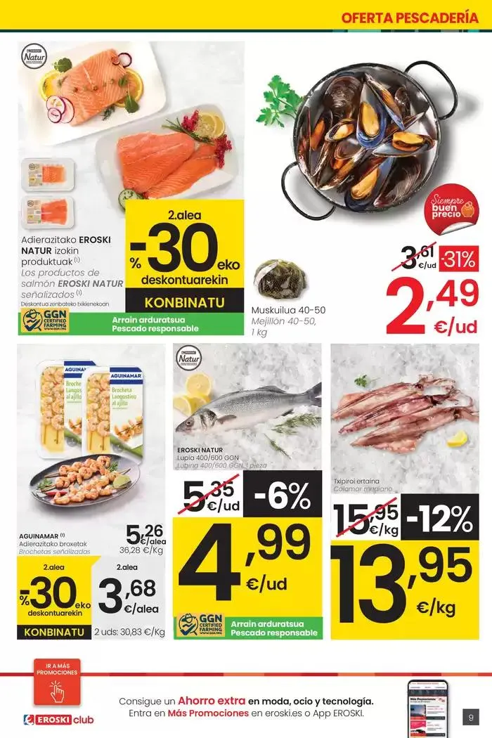 Catálogo de AUKERA OFERTA HIPERMERKATUAK EROSKI 15 de mayo al 27 de mayo 2025 - Página 9