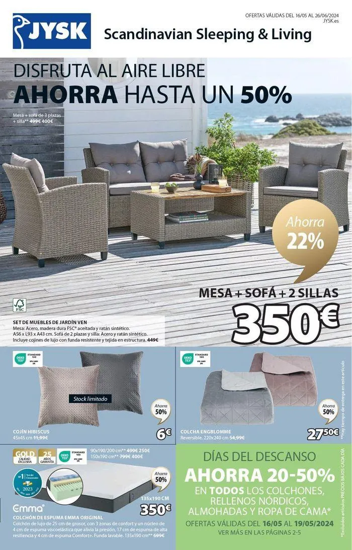 Catálogo de Grandes ofertas JYSK 16 de mayo al 26 de junio 2024 - Página 12