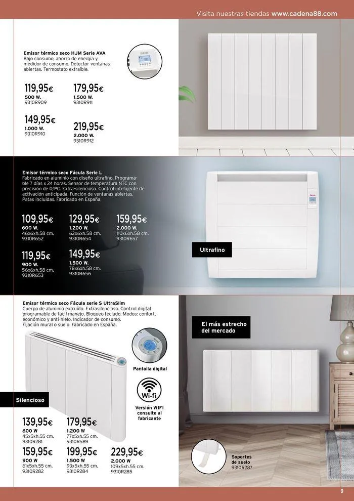 Catálogo de Calor, prepárate para el invierno! 17 de septiembre al 28 de febrero 2025 - Página 9