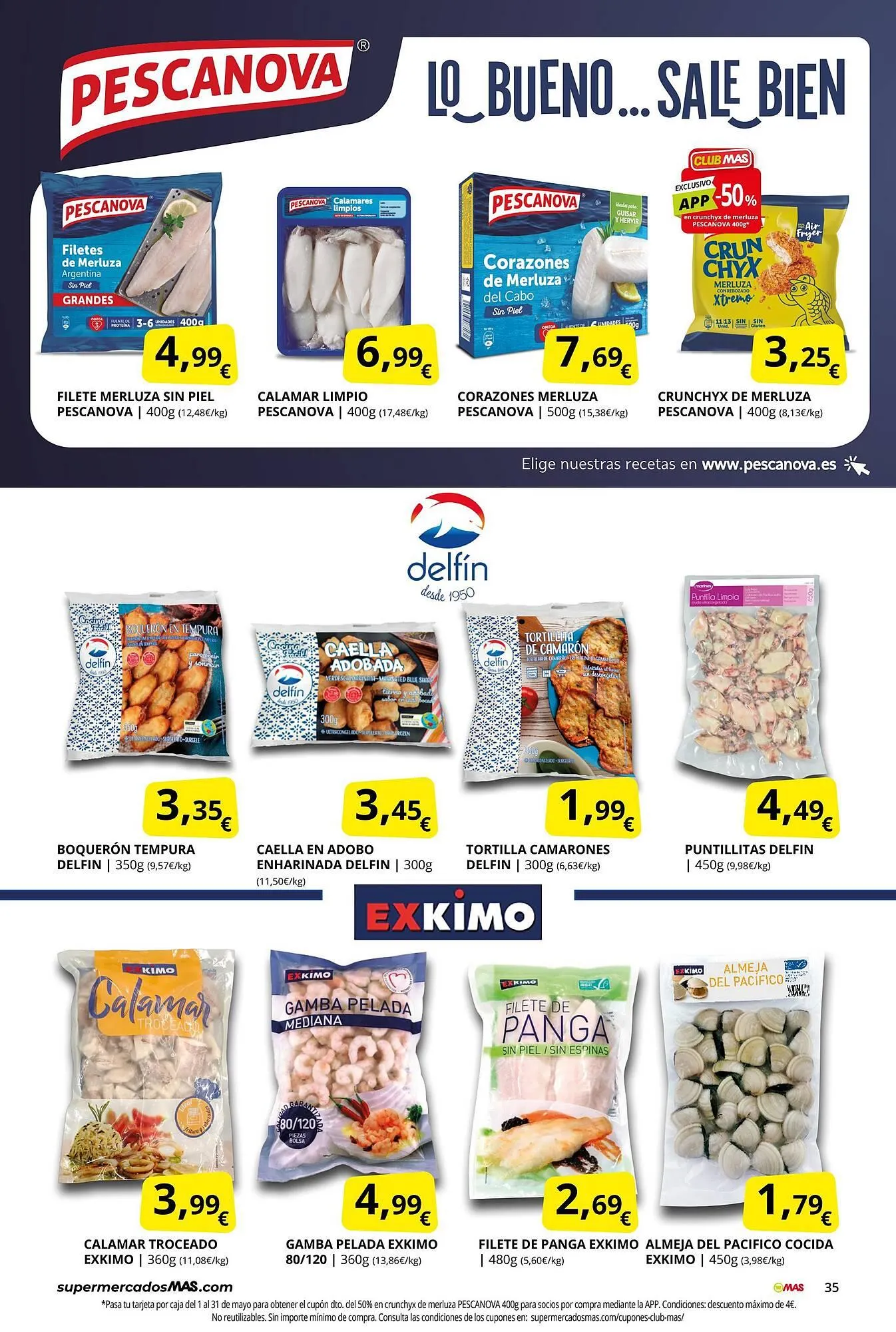 Catálogo de Folleto Supermercados MAS 30 de abril al 28 de mayo 2026 - Página 35