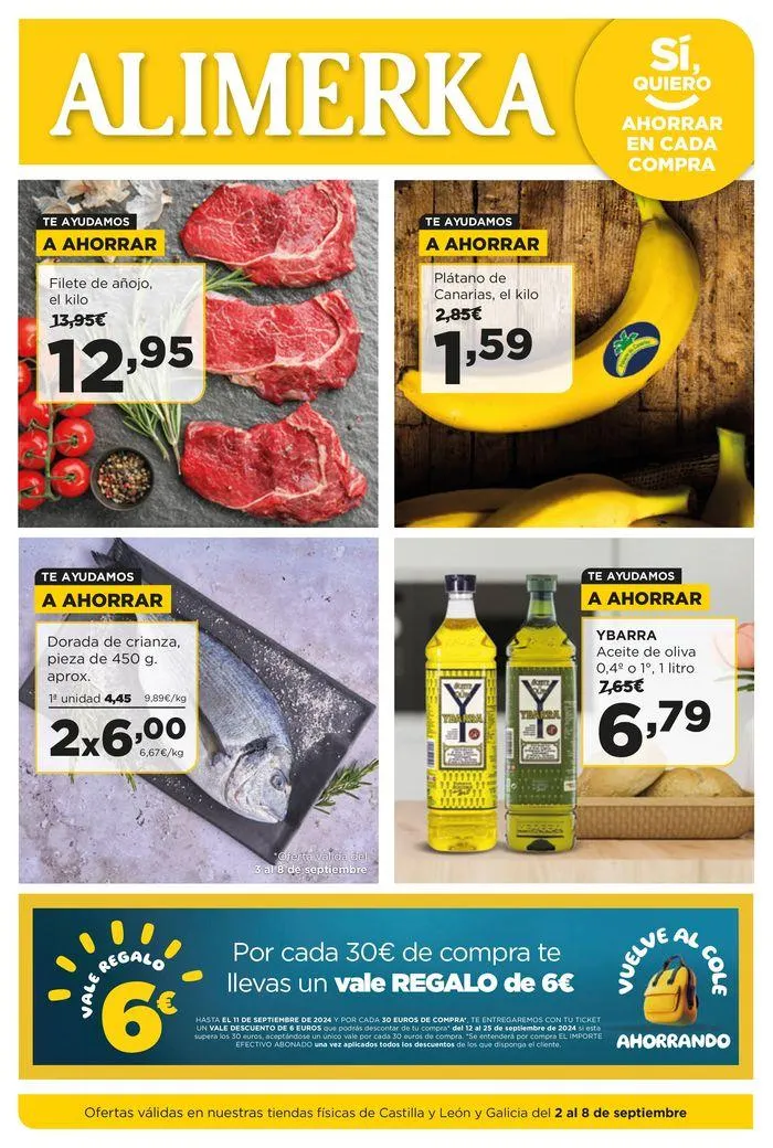 Catálogo de Catálogo Alimerka 2 de septiembre al 8 de septiembre 2024 - Página 1
