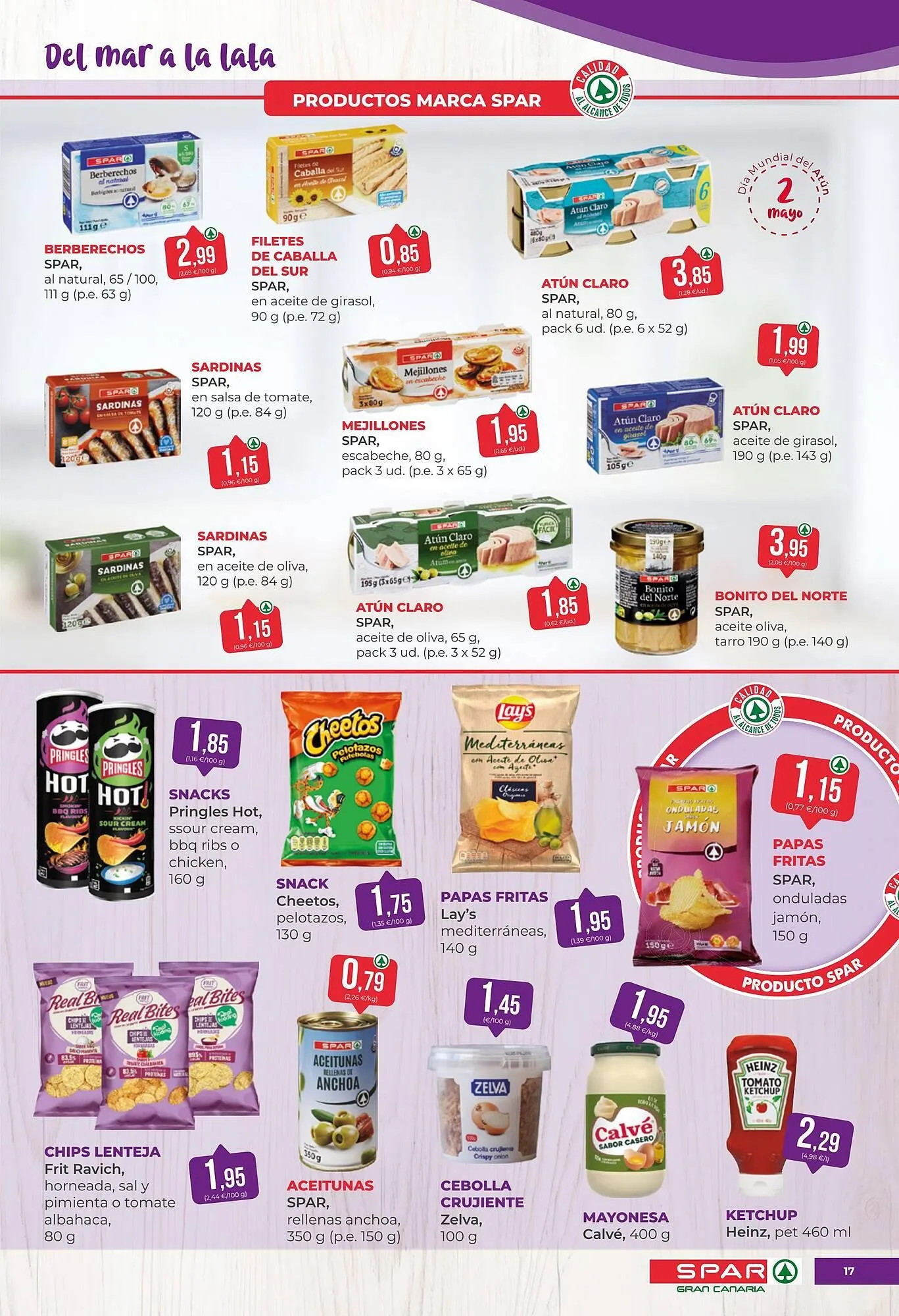 Catálogo de Folleto SPAR Gran Canaria 30 de abril al 14 de mayo 2026 - Página 17