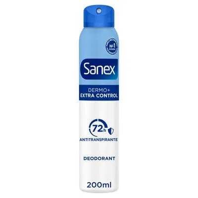 Desodorante spray Sanex Dermo Extra Control 72h Antitranspirante 200ml