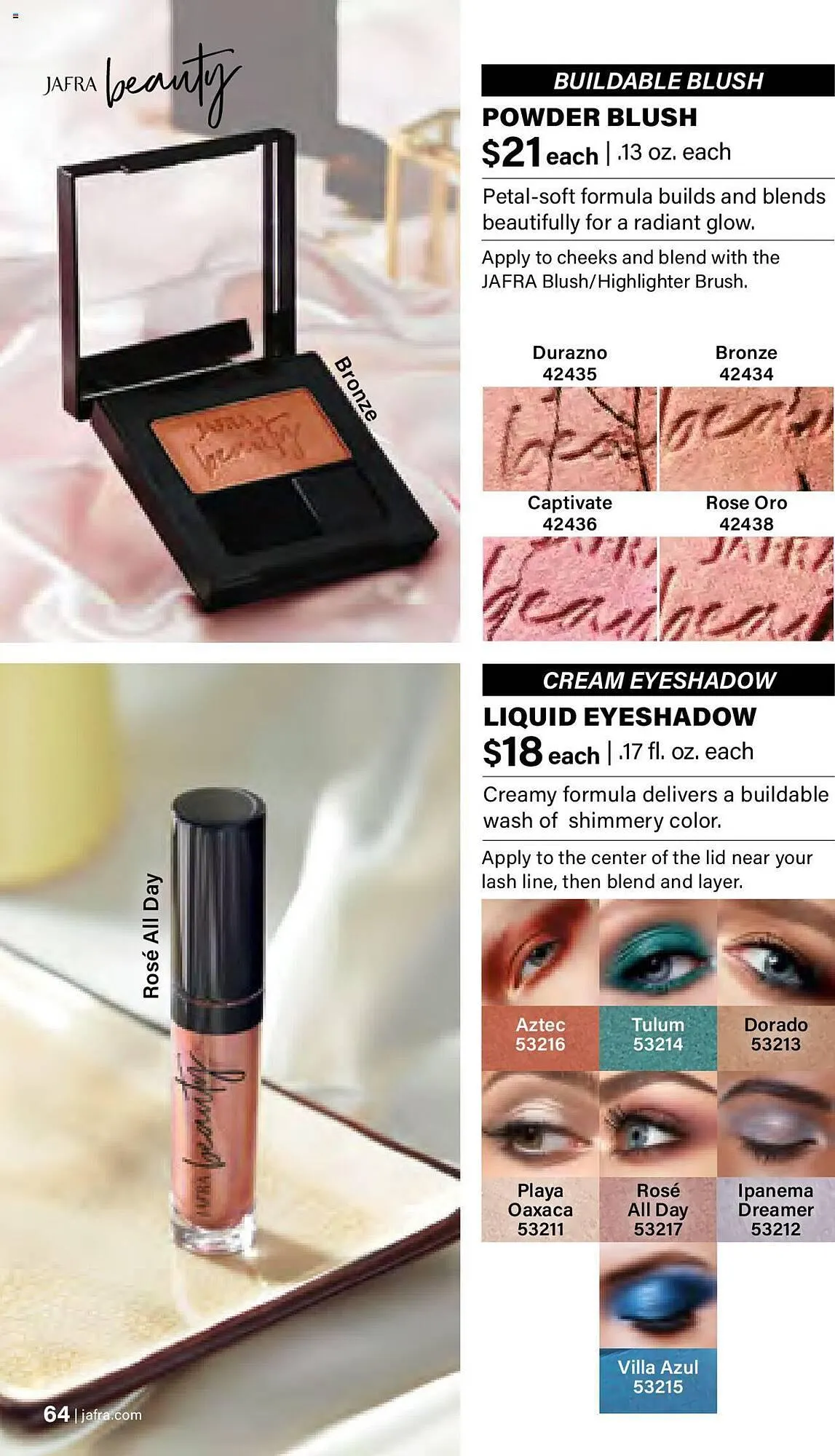 Catálogo de Folleto JAFRA 1 de agosto al 31 de diciembre 2024 - Página 64