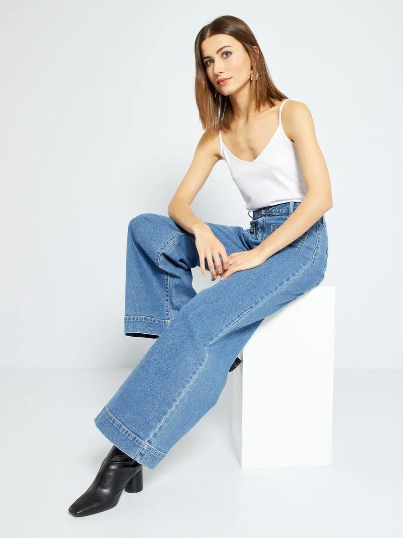 Canotta spalline sottili - BLANC ECLA