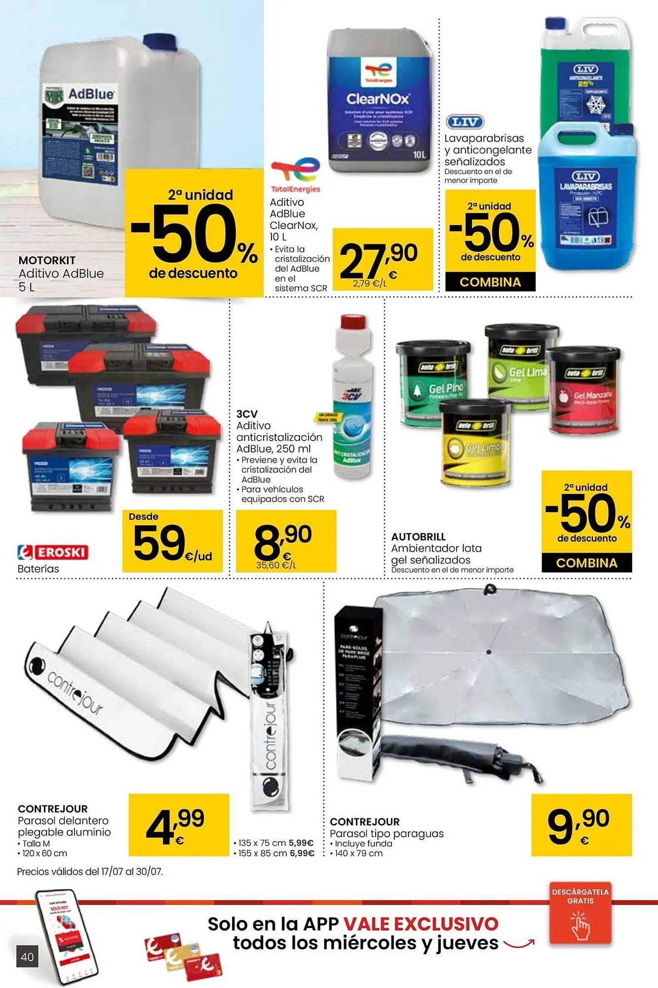 Catálogo de Folleto Eroski 17 de julio al 29 de julio 2025 - Página 40
