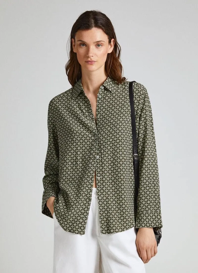 CAMISA ESTAMPADO GEOMÉTRICO