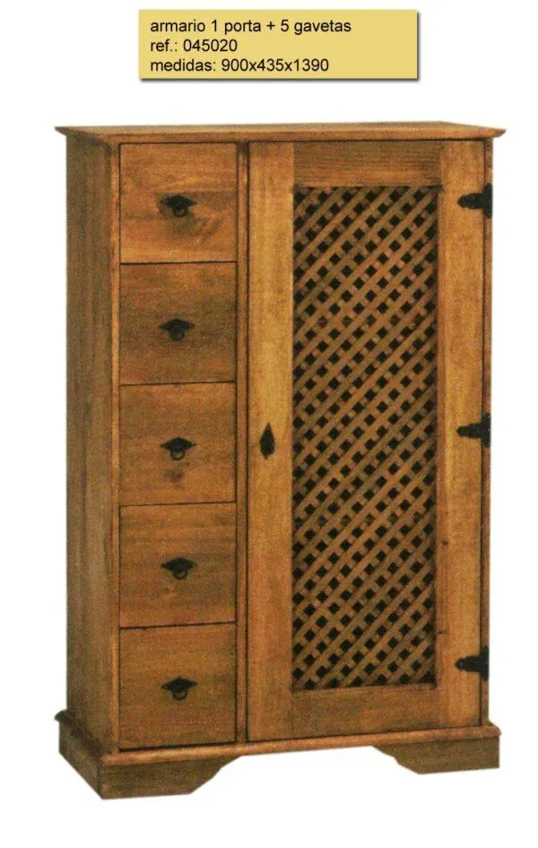 Cómoda De Cajones Y Puerta