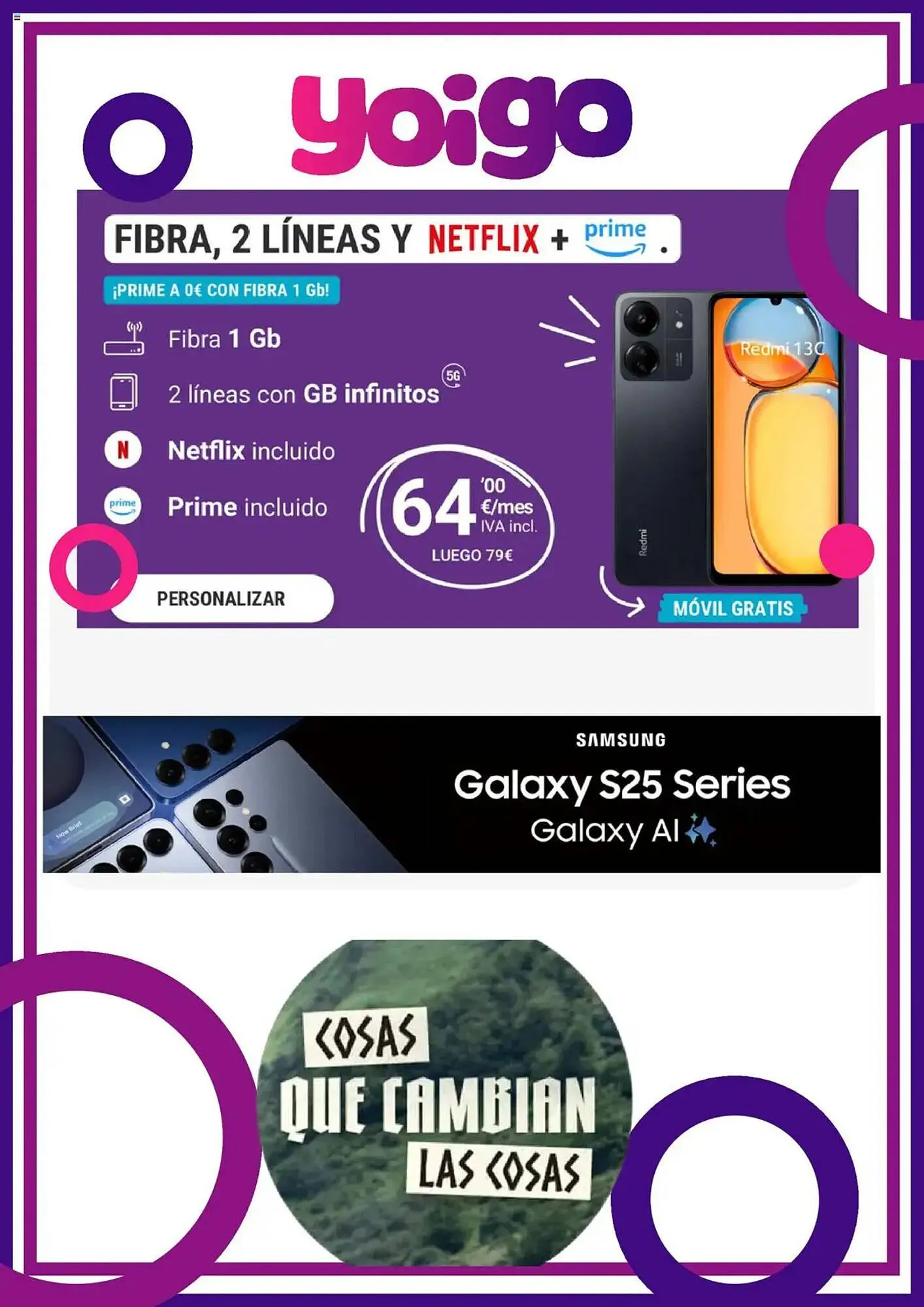 Catálogo de Folleto Yoigo 14 de mayo al 14 de junio 2025 - Página 1