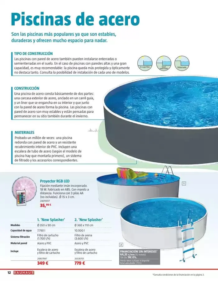 Catálogo de Piscinas, spa, limpieza y Mantenimiento 8 de mayo al 7 de junio 2025 - Página 12