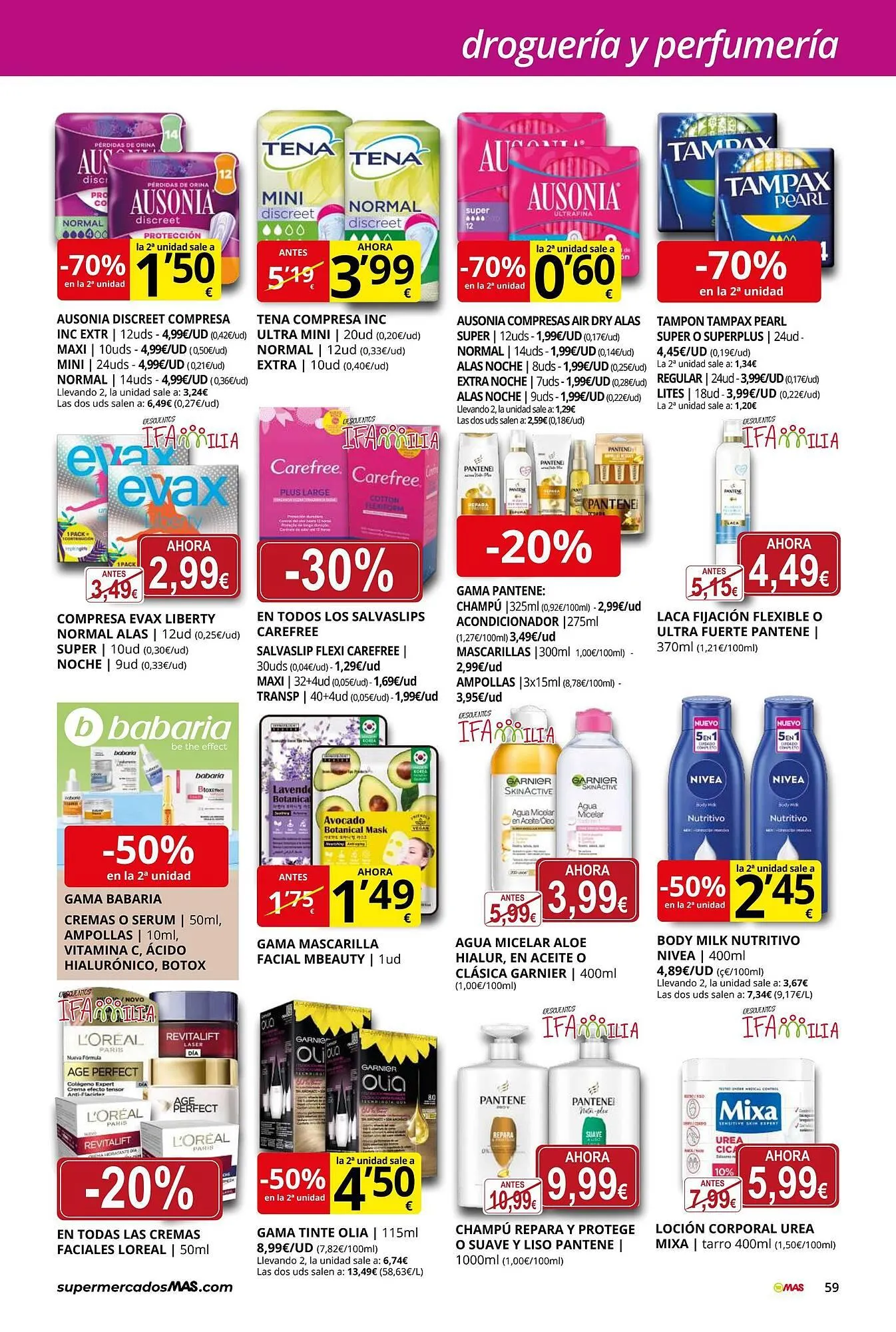 Catálogo de Folleto Supermercados MAS 29 de agosto al 30 de septiembre 2025 - Página 59