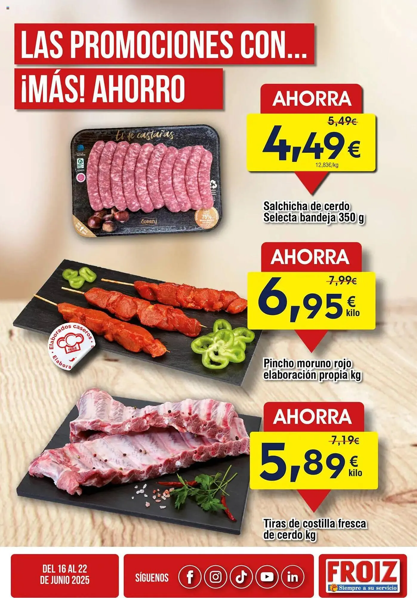Catálogo de Folleto FROIZ 16 de junio al 22 de junio 2025 - Página 3