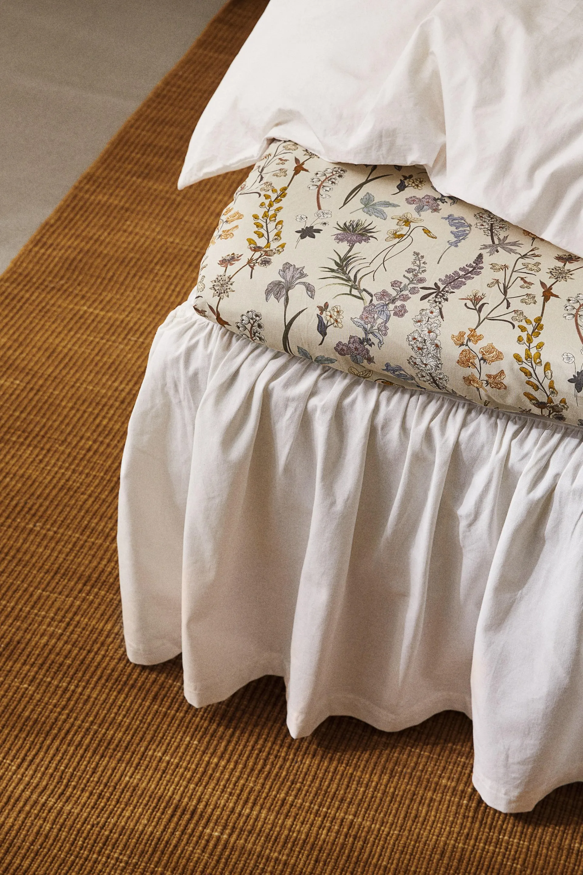 Sábana bajera de algodón con estampado