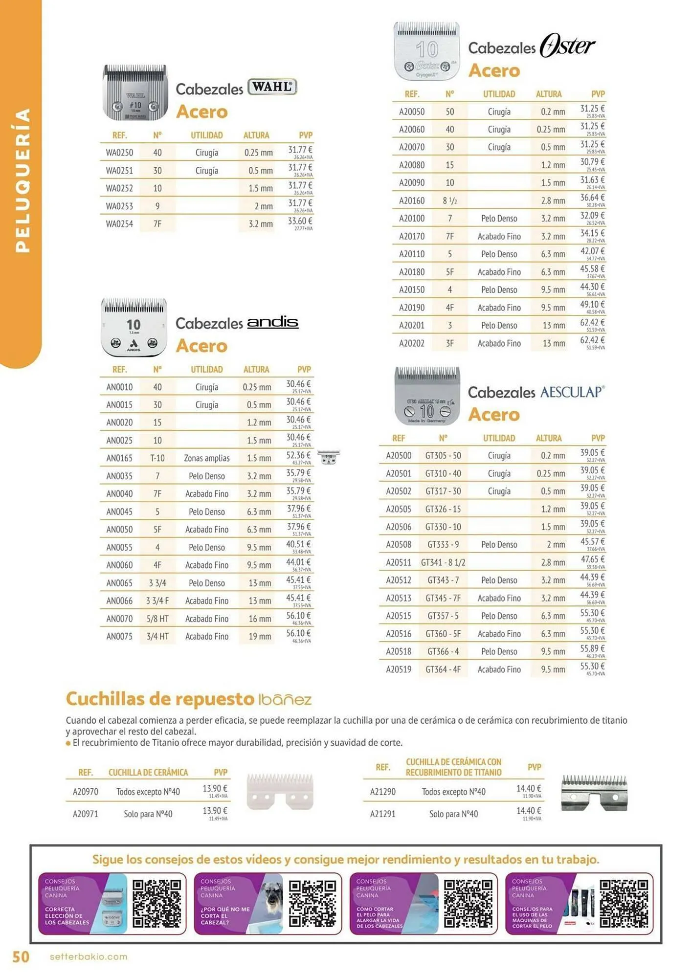 Catálogo de Folleto Setter Bakio 13 de junio al 31 de diciembre 2026 - Página 50