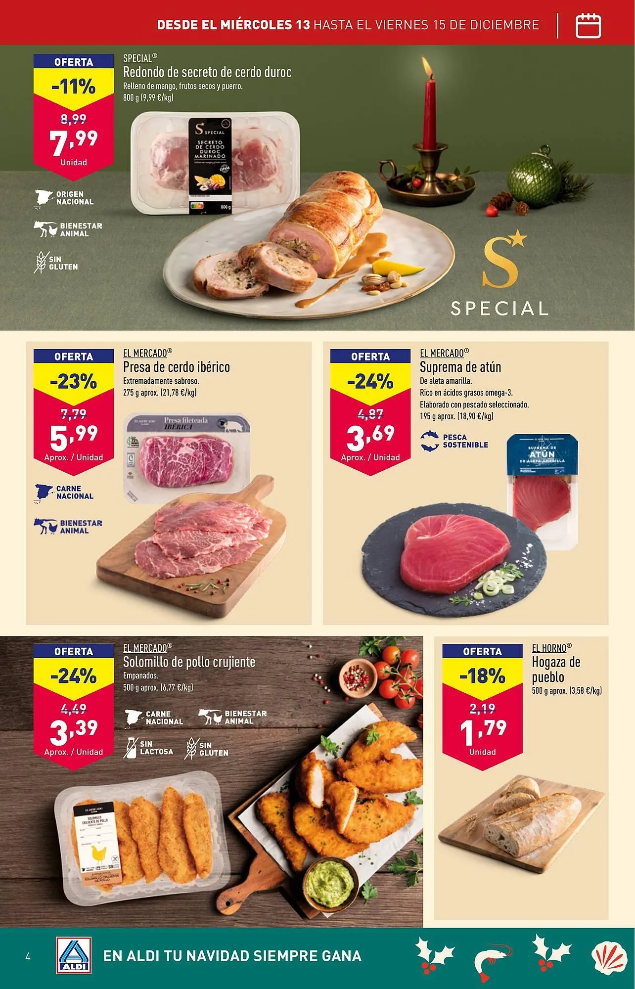 Catálogo de Folleto ALDI 13 de diciembre al 19 de diciembre 2023 - Página 4