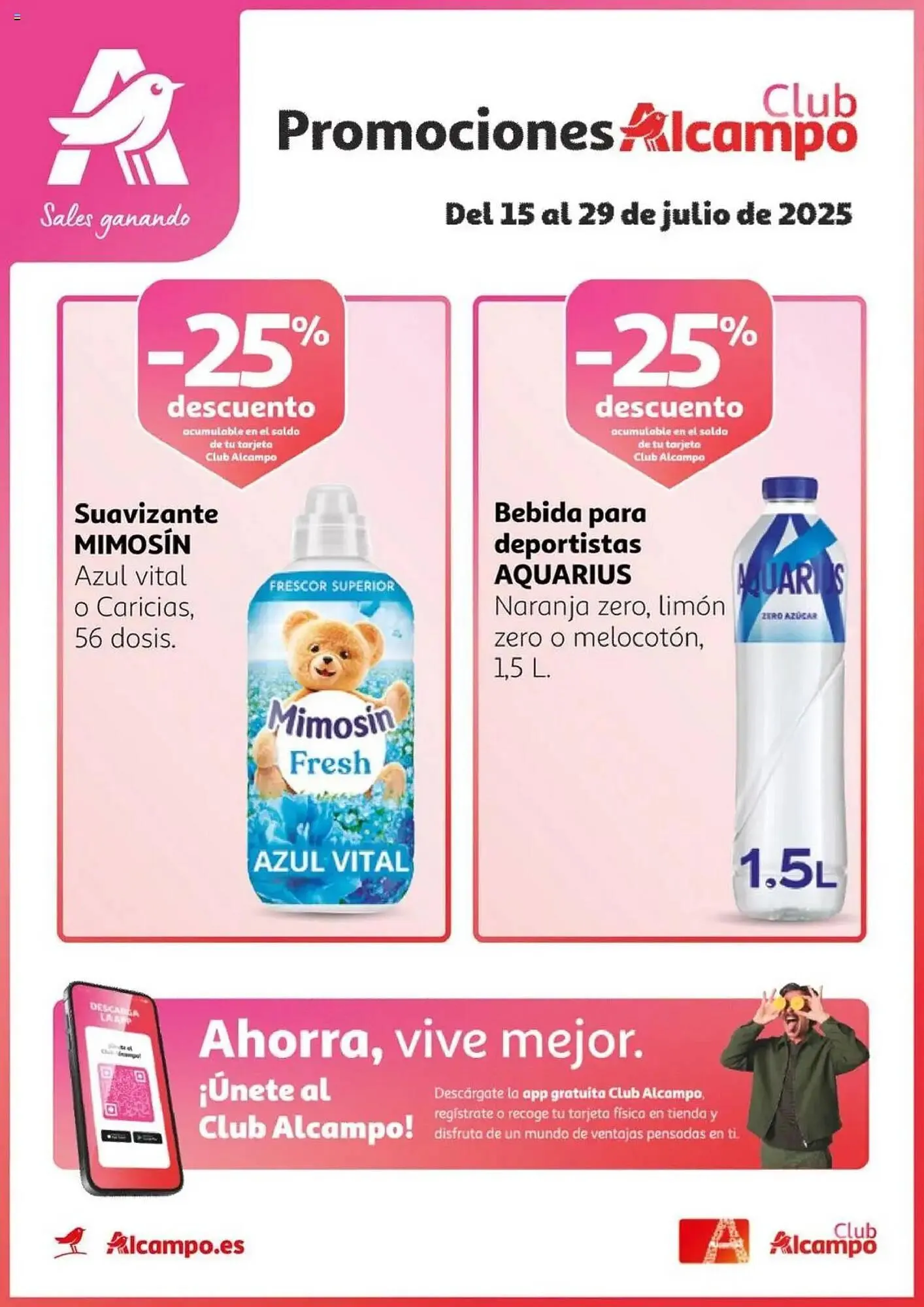 Catálogo de Folleto Alcampo 15 de julio al 29 de julio 2025 - Página 1