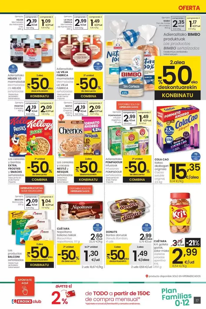 Catálogo de AUKERA OFERTA HIPERMERKATUAK EROSKI 15 de mayo al 27 de mayo 2025 - Página 17