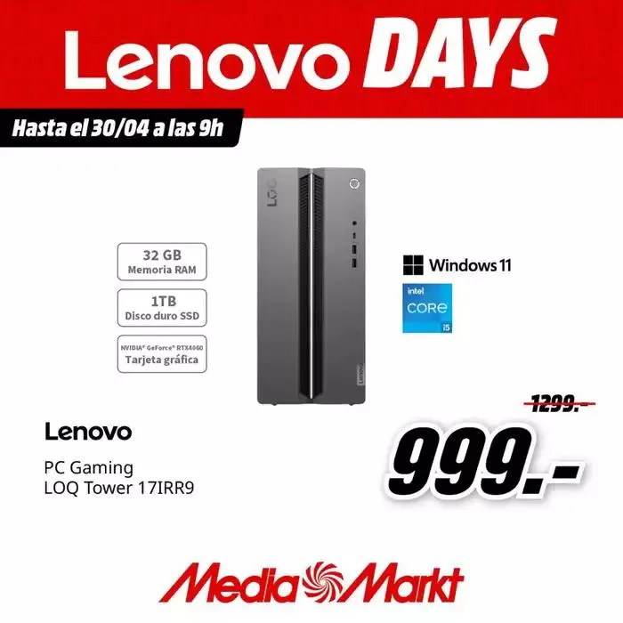 Catálogo de Lenovo Days 28 de abril al 30 de abril 2025 - Página 3