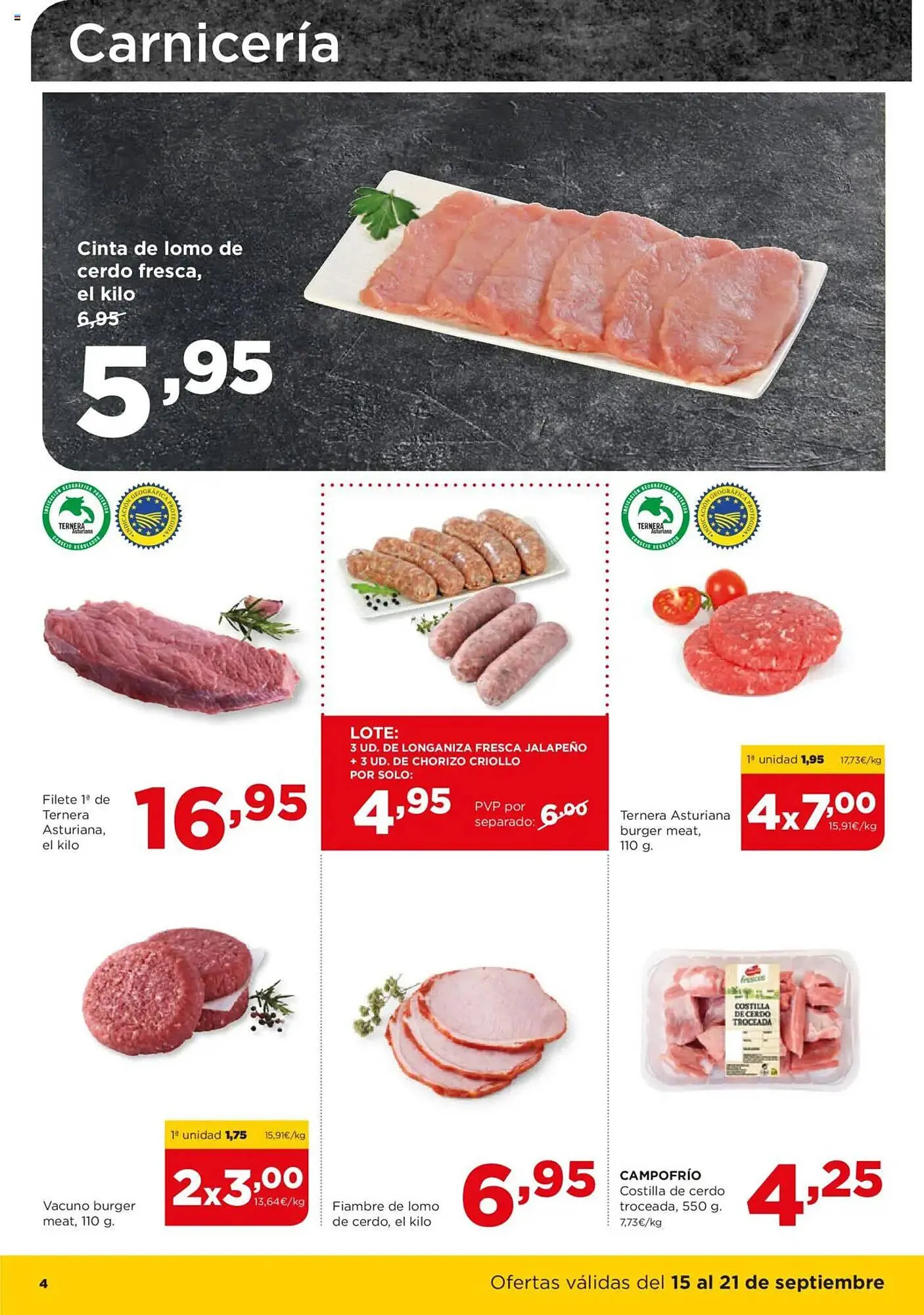 Catálogo de Folleto Alimerka 16 de septiembre al 21 de septiembre 2025 - Página 4