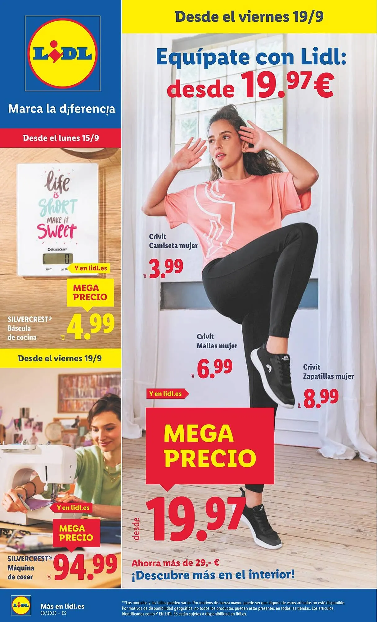 Catálogo de Catálogo Lidl 15 de septiembre al 21 de septiembre 2025 - Página 1
