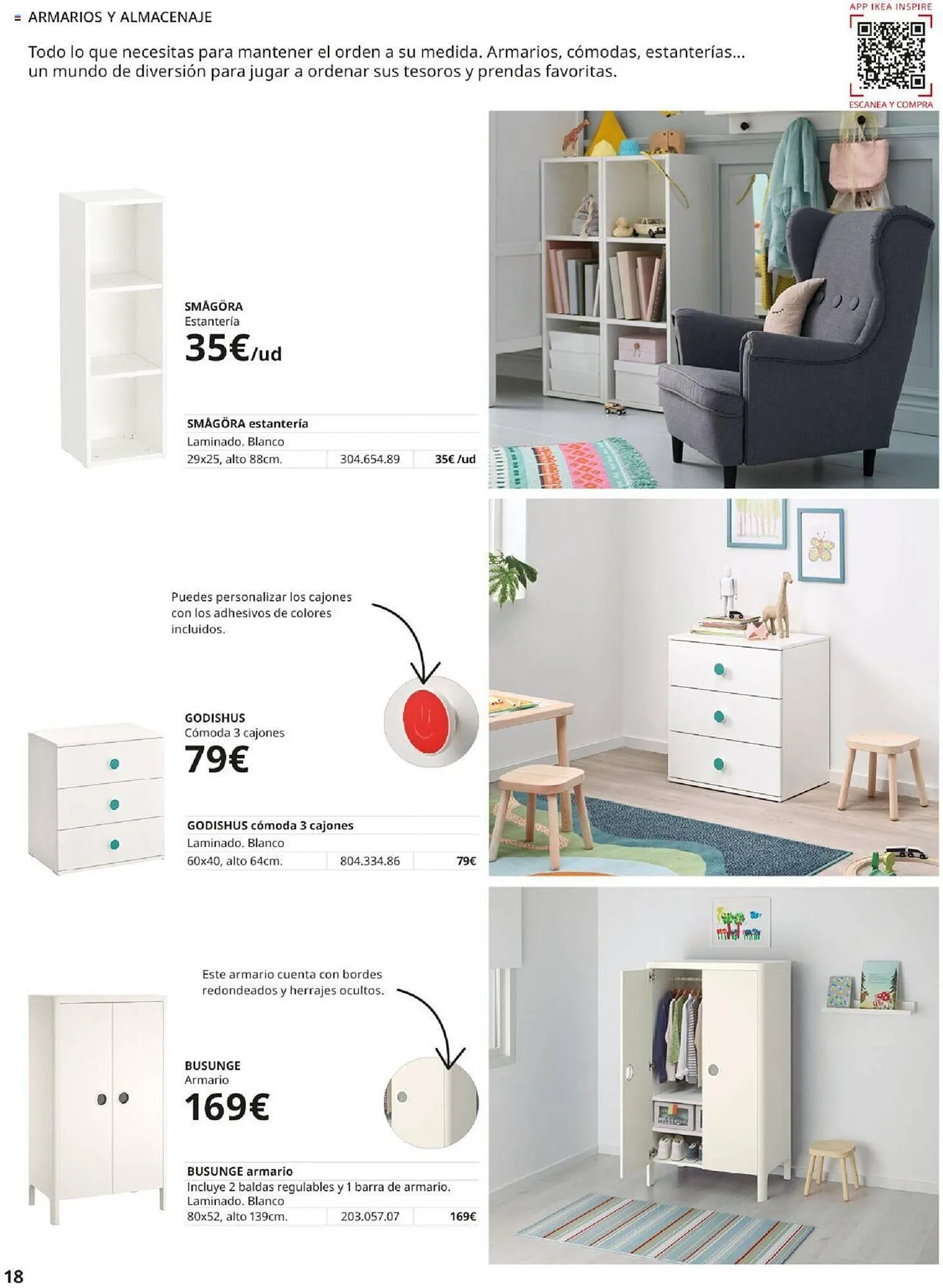 Catálogo de Folleto Almacenaje Infantil IKEA 18 de septiembre al 31 de enero 2025 - Página 18