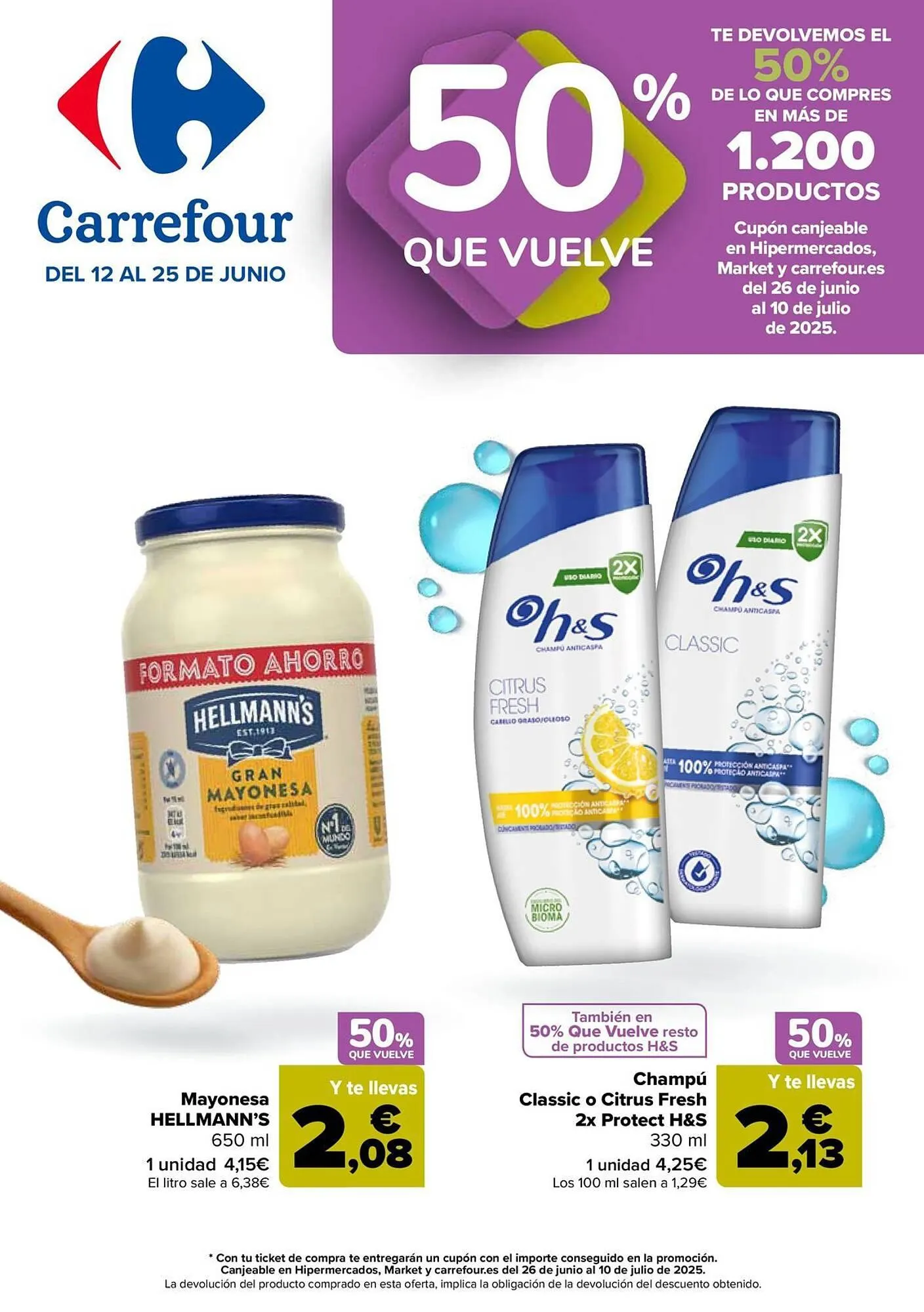 Catálogo de Folleto Carrefour 12 de junio al 25 de junio 2025 - Página 1